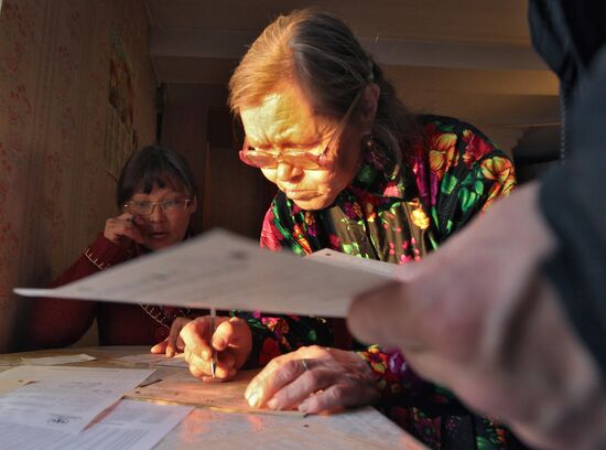 Carrying out National Population Census 2010 on Yamal
