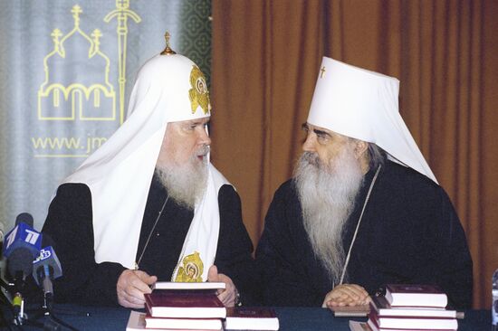 Patriarch Alexy II and Metropolitan Filaret