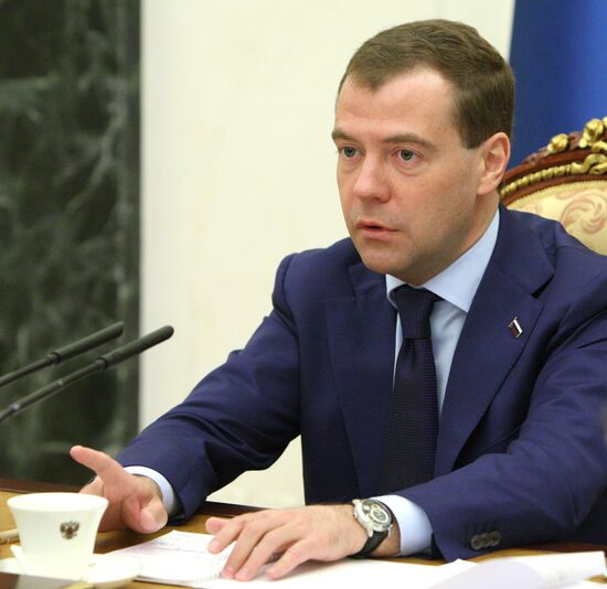 Dmitry Medvedev holds Anti-Corruption Council meeting