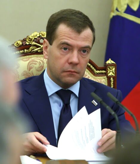 Dmitry Medvedev holds Anti-Corruption Council meeting