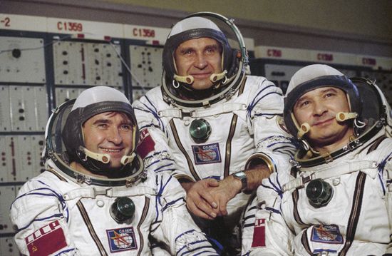 Leonid Kizim, Oleg Makarov and Gennadi Strekalov
