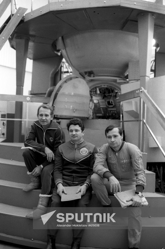 Leonid Kizim, Oleg Makarov and Gennadi Strekalov