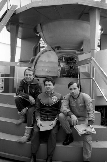 Leonid Kizim, Oleg Makarov and Gennadi Strekalov