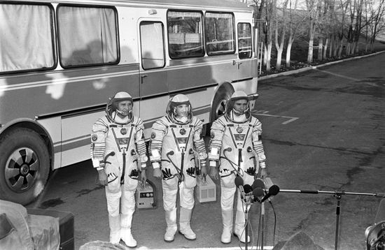 Leonid Kizim, Oleg Makarov and Gennadi Strekalov