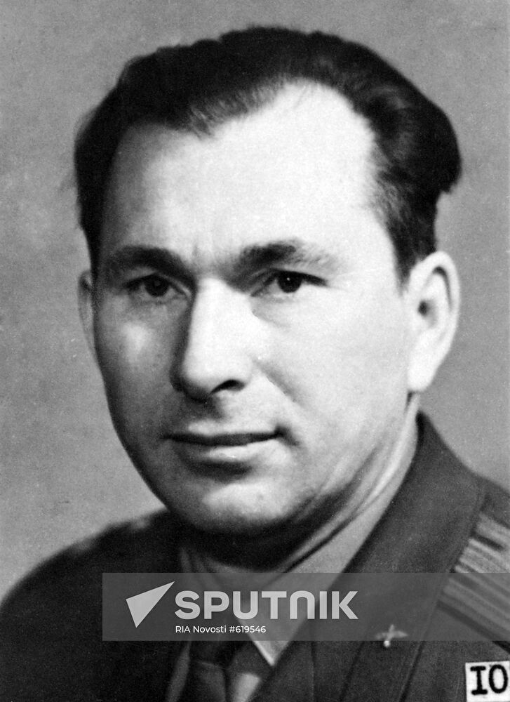 The USSR pilot-cosmonaut Pavel Belyayev