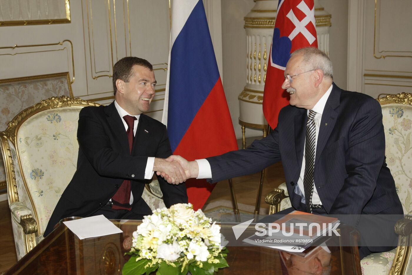Dmitry Medvedev's visit to Slovakia. Day two