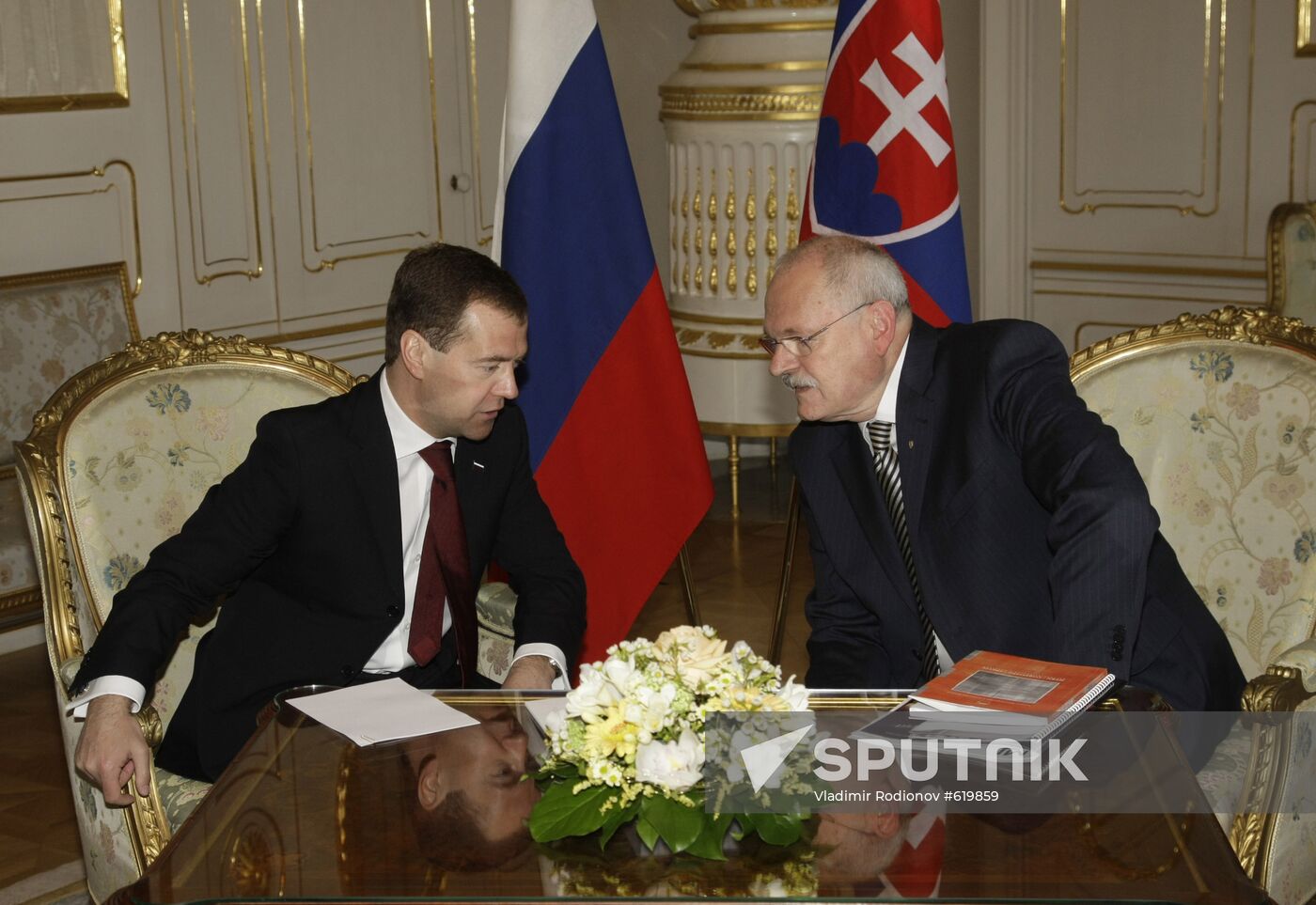 Dmitry Medvedev's visit to Slovakia. Day two