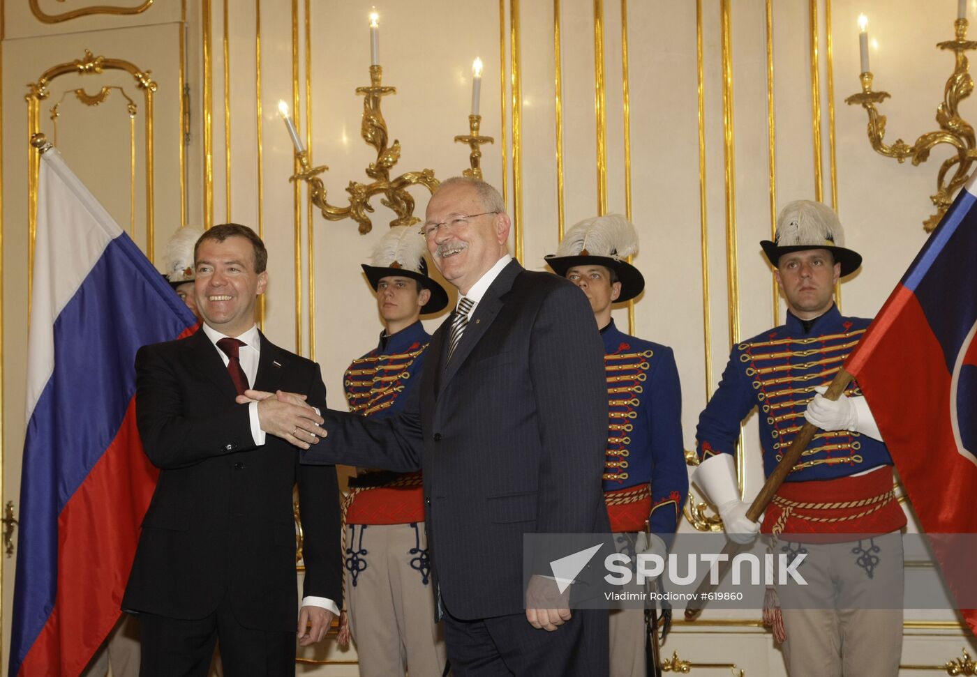 Dmitry Medvedev's visit to Slovakia. Day two