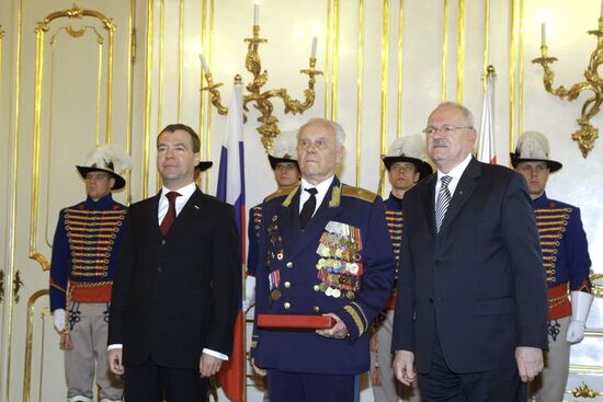 Dmitry Medvedev's visit to Slovakia. Day two