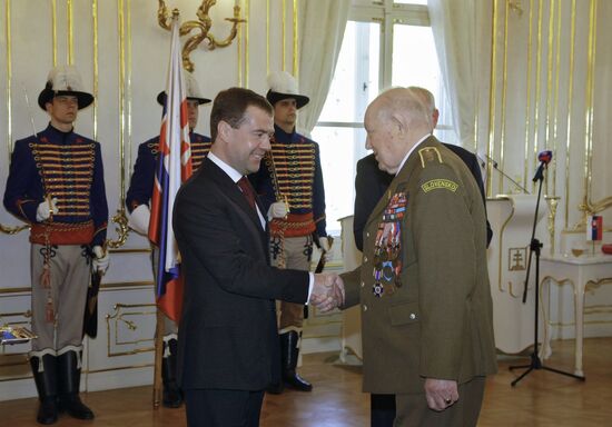Dmitry Medvedev's visit to Slovakia: Day 2