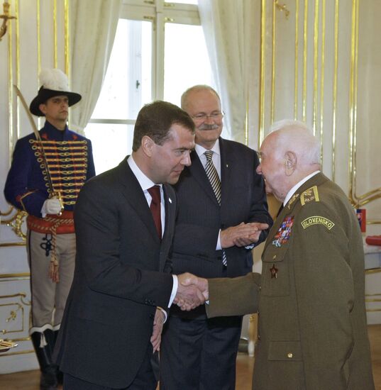 Dmitry Medvedev's visit to Slovakia: Day 2