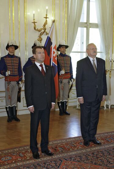 Dmitry Medvedev's visit to Slovakia: Day 2
