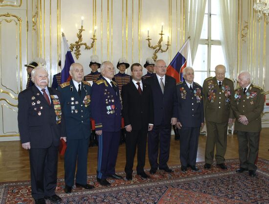 Dmitry Medvedev's visit to Slovakia. Day two