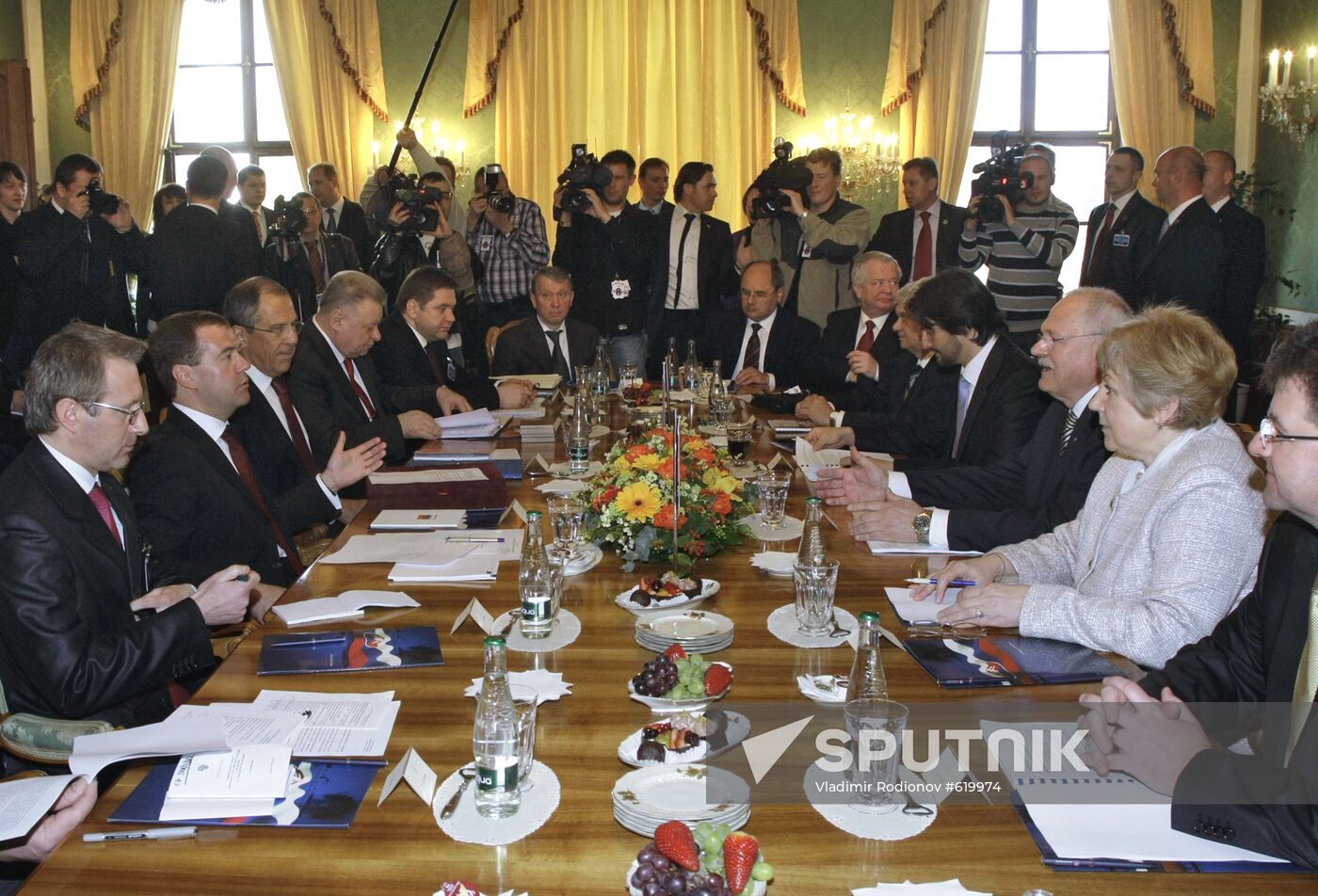 Dmitry Medvedev's visit to Slovakia. Day two