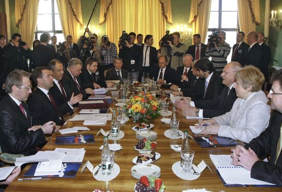 Dmitry Medvedev's visit to Slovakia. Day two