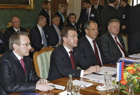 Dmitry Medvedev's visit to Slovakia. Day two