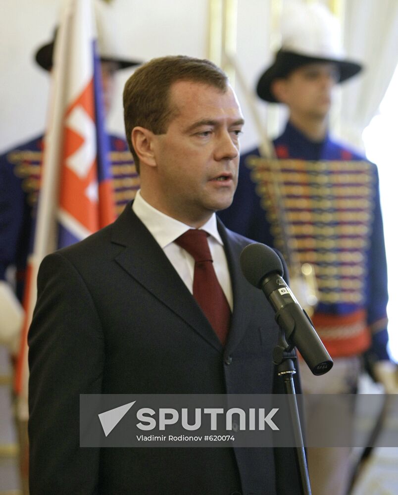 Dmitry Medvedev's visit to Slovakia: Day 2