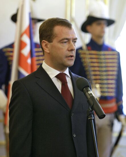 Dmitry Medvedev's visit to Slovakia: Day 2