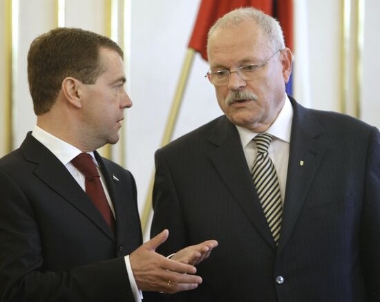 Dmitry Medvedev's visit to Slovakia: Day 2