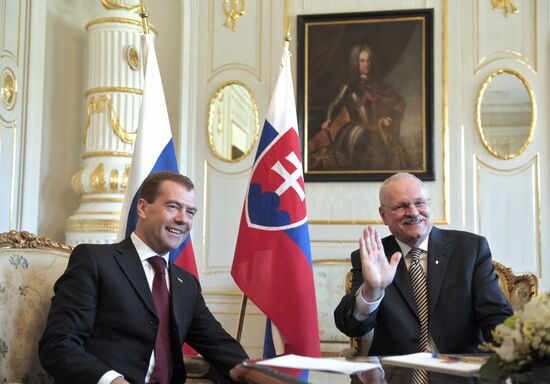 Dmitry Medvedev's visit to Slovakia: Day 2