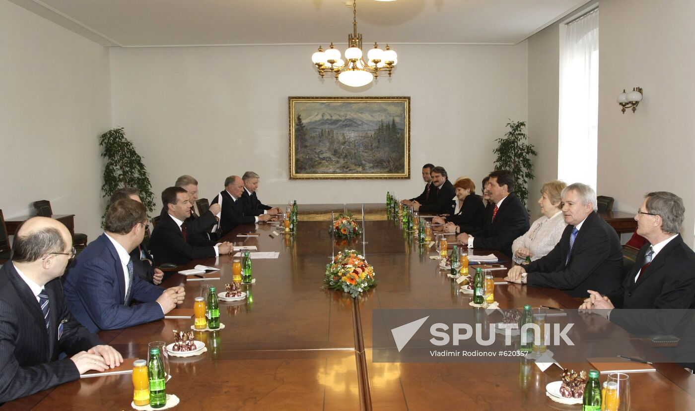 Dmitry Medvedev's visit to Slovakia: Day 2