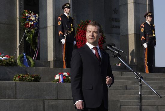 Dmitry Medvedev's visit to Slovakia: Day 2