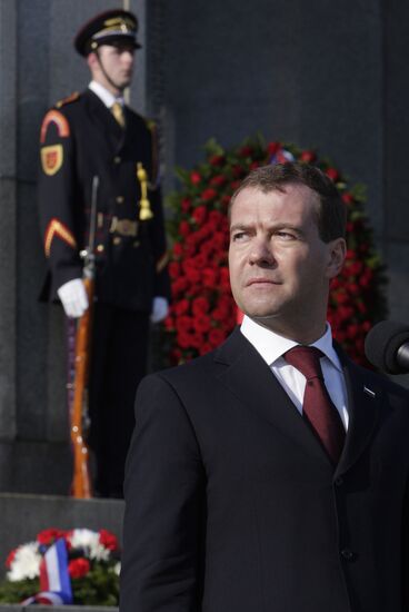 Dmitry Medvedev's visit to Slovakia: Day 2