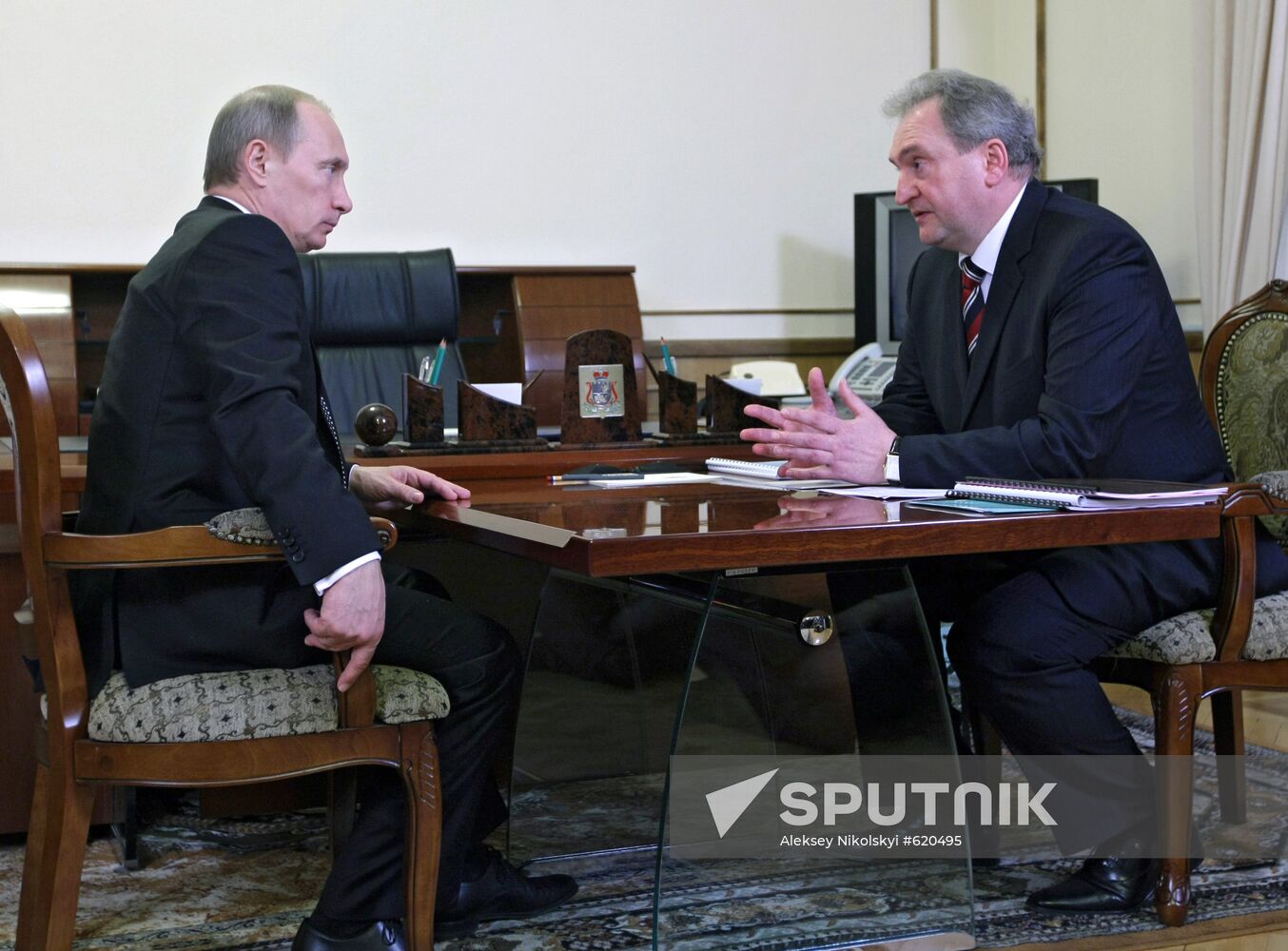 Vladimir Putin meets with Sergei Antufyev