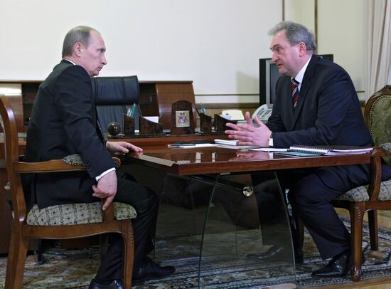 Vladimir Putin meets with Sergei Antufyev