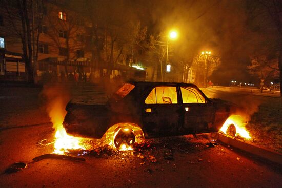 Clashes sweep through Bishkek