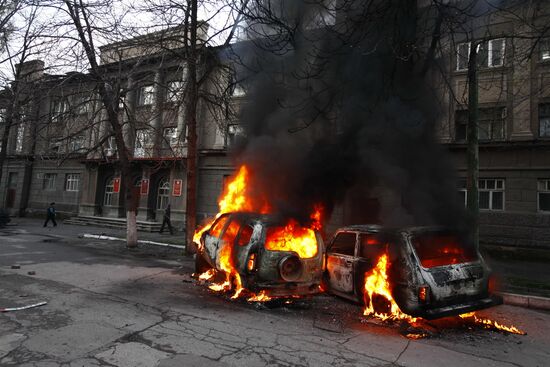 Clashes sweep through Bishkek