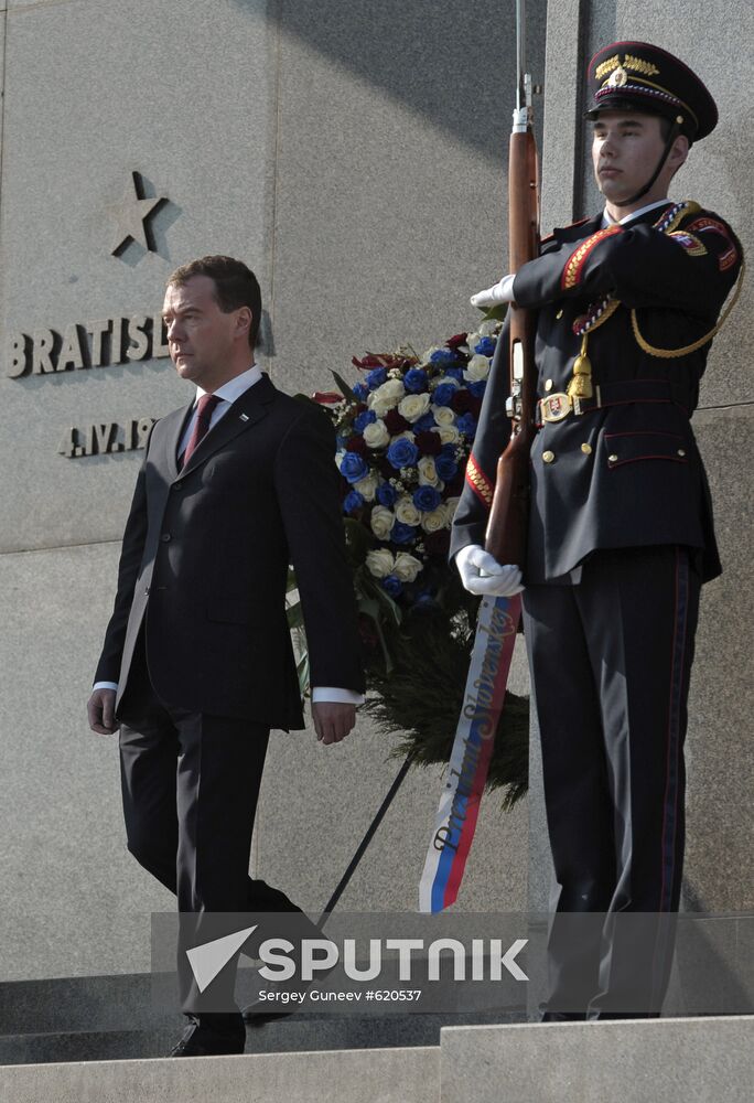 Dmitry Medvedev's visit to Slovakia: Day 2