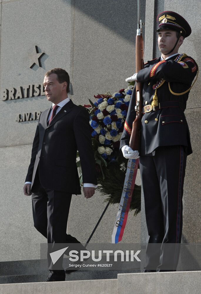 Dmitry Medvedev's visit to Slovakia: Day 2