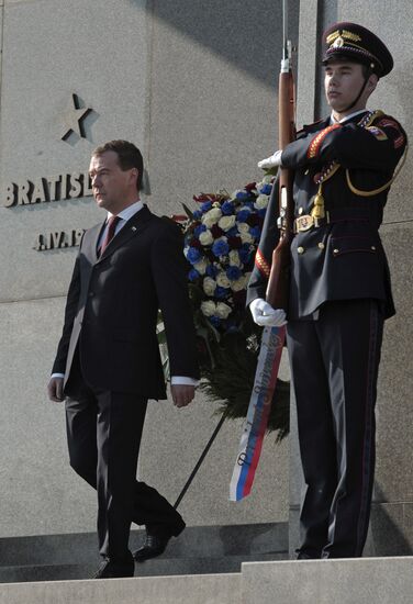 Dmitry Medvedev's visit to Slovakia: Day 2