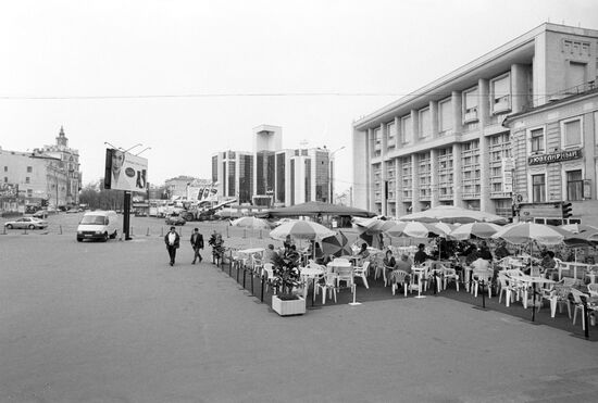 Summer cafe