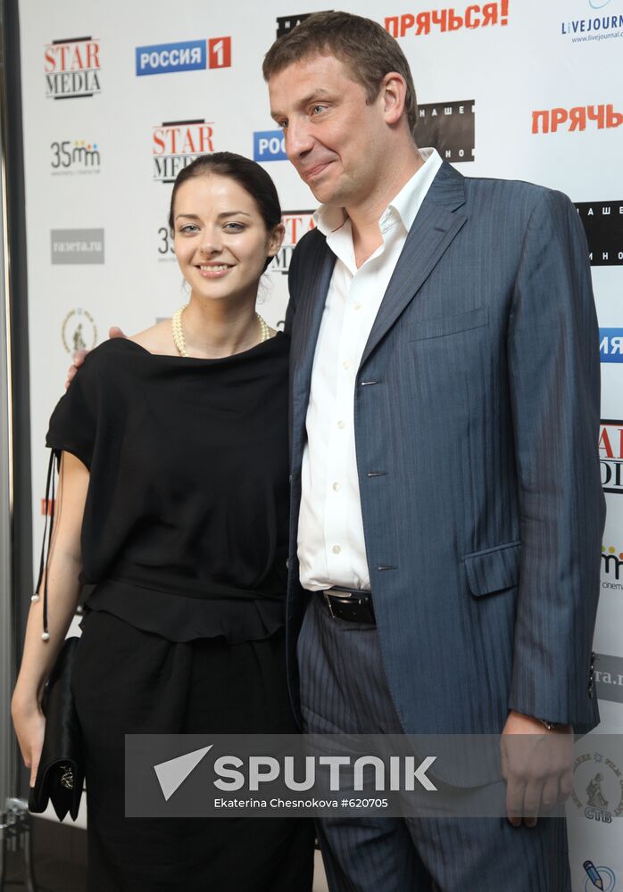 Marina Aleksandrova and producer Vlad Ryashin