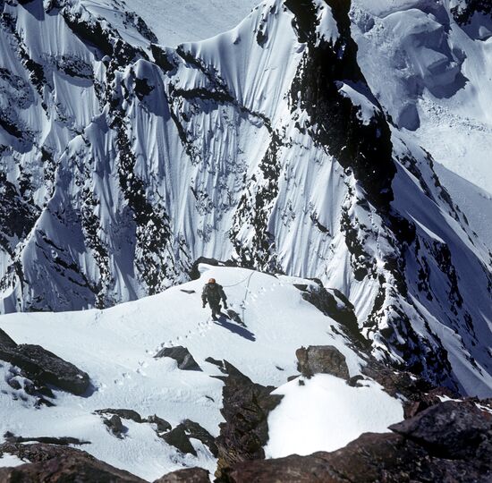 Mountain-climbers in the Pamirs