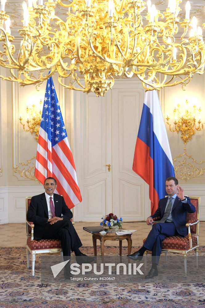 Dmitry Medvedev, Barack Obama's talks