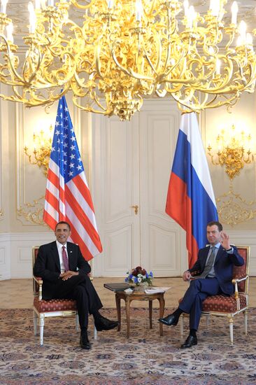 Dmitry Medvedev, Barack Obama's talks