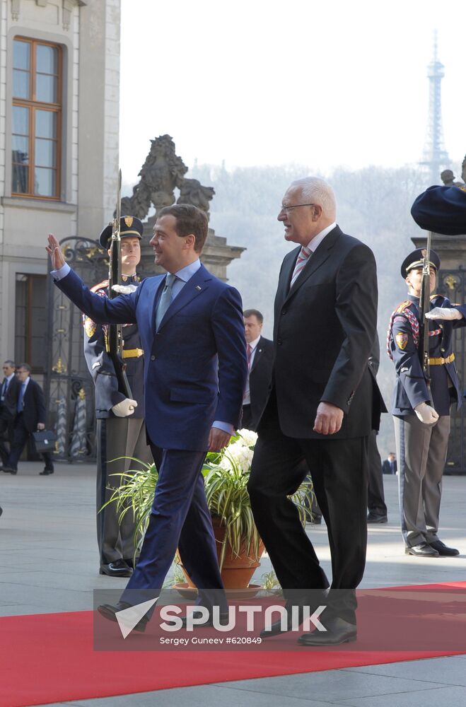 Dmitry Medvedev, Vaclav Klaus