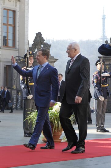 Dmitry Medvedev, Vaclav Klaus