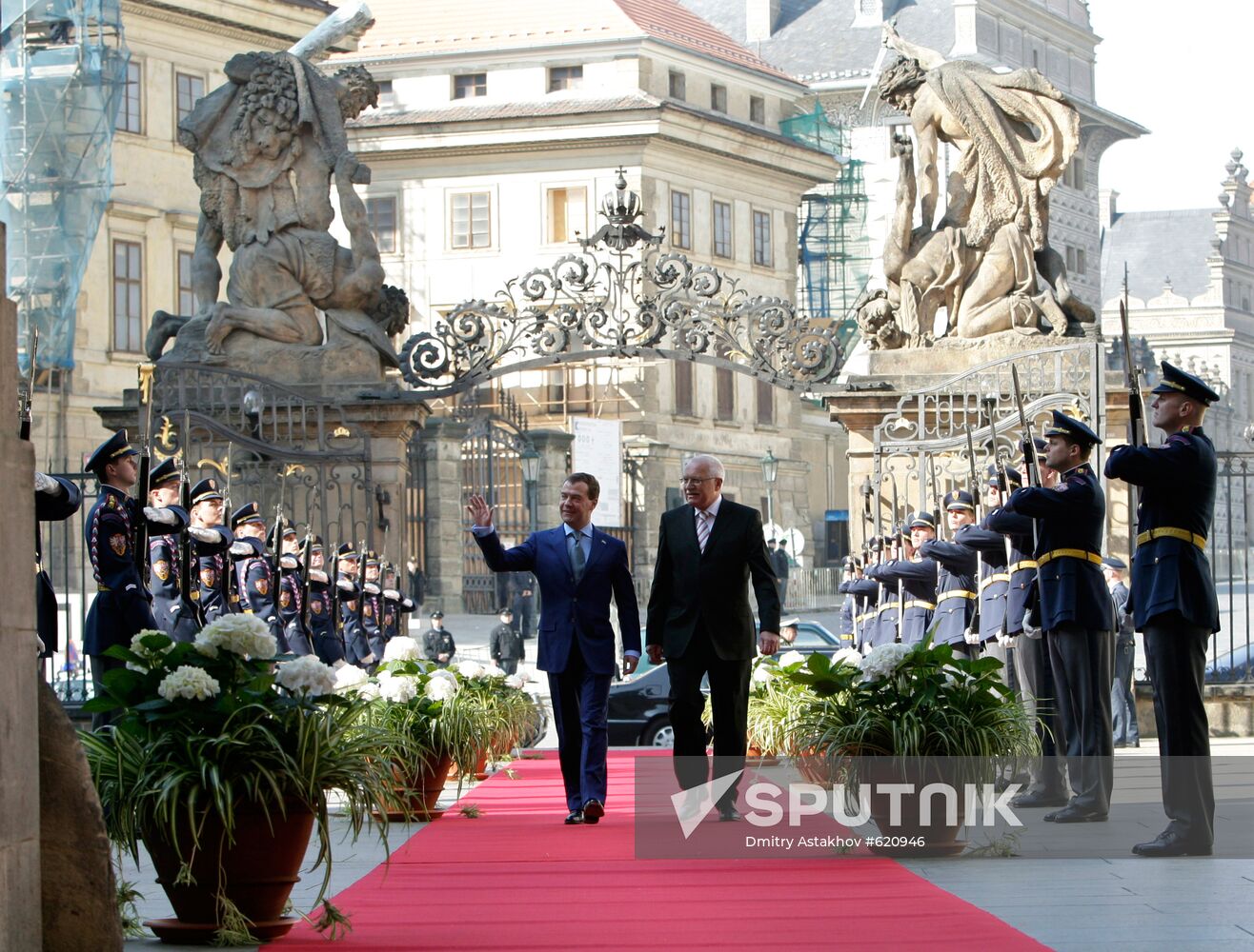 Dmitry Medvedev, Vaclav Klaus