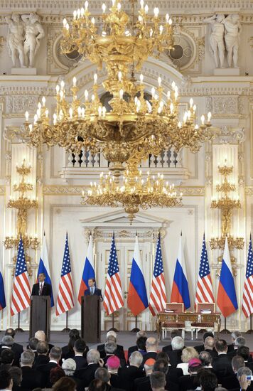 Medvedev and Obama's joint news conference