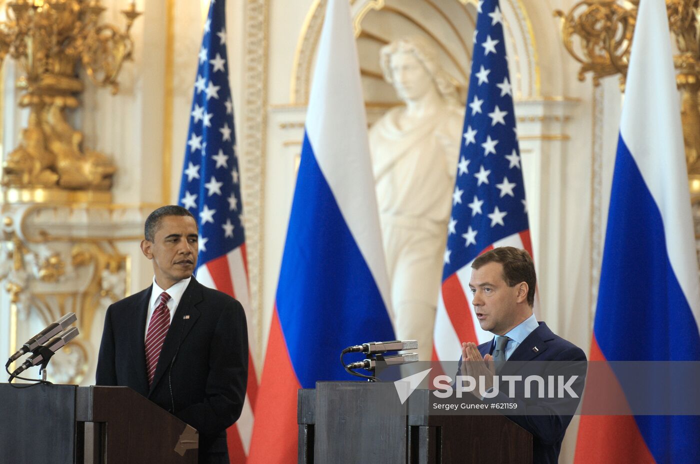 Medvedev and Obama's joint news conference