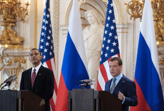 Medvedev and Obama's joint news conference