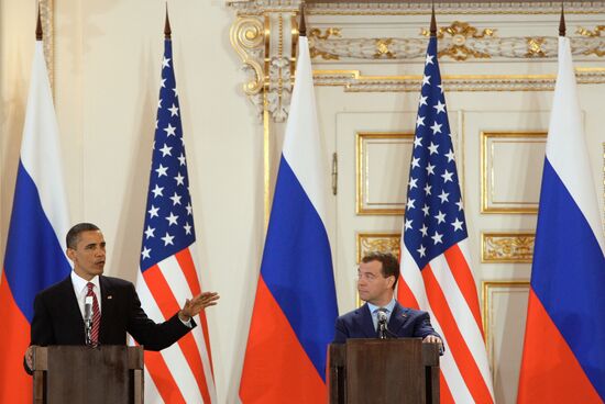 Joint news conference by Dmitry Medvedev and Barack Obama