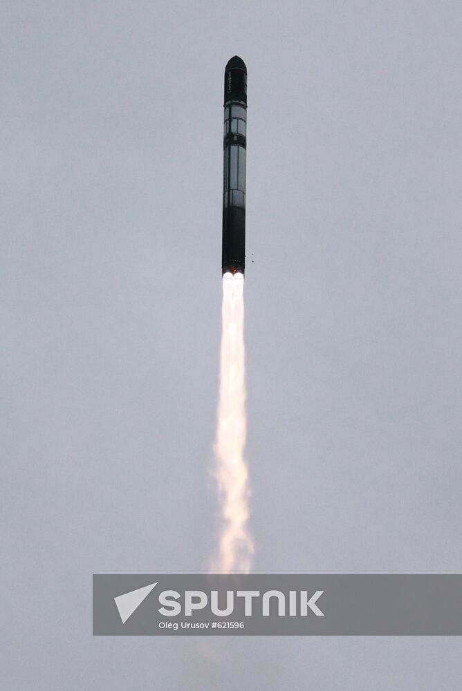 Launch of Dnepr rocket with European satellite CryoSat-2
