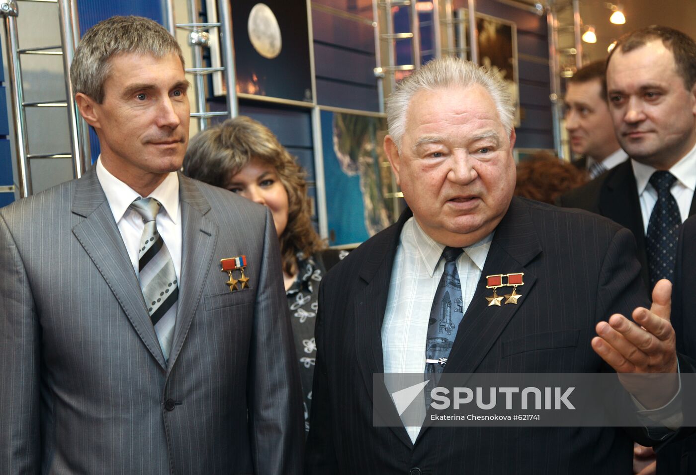 Sergei Krikalev, Georgy Grechko