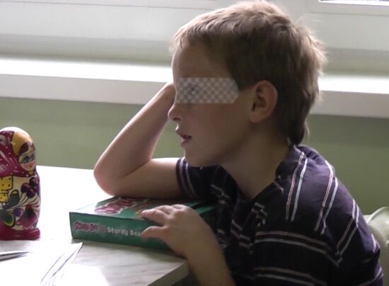 7-year boy Artyom Savelyev