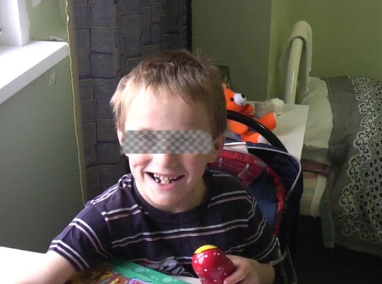 7-year boy Artyom Savelyev